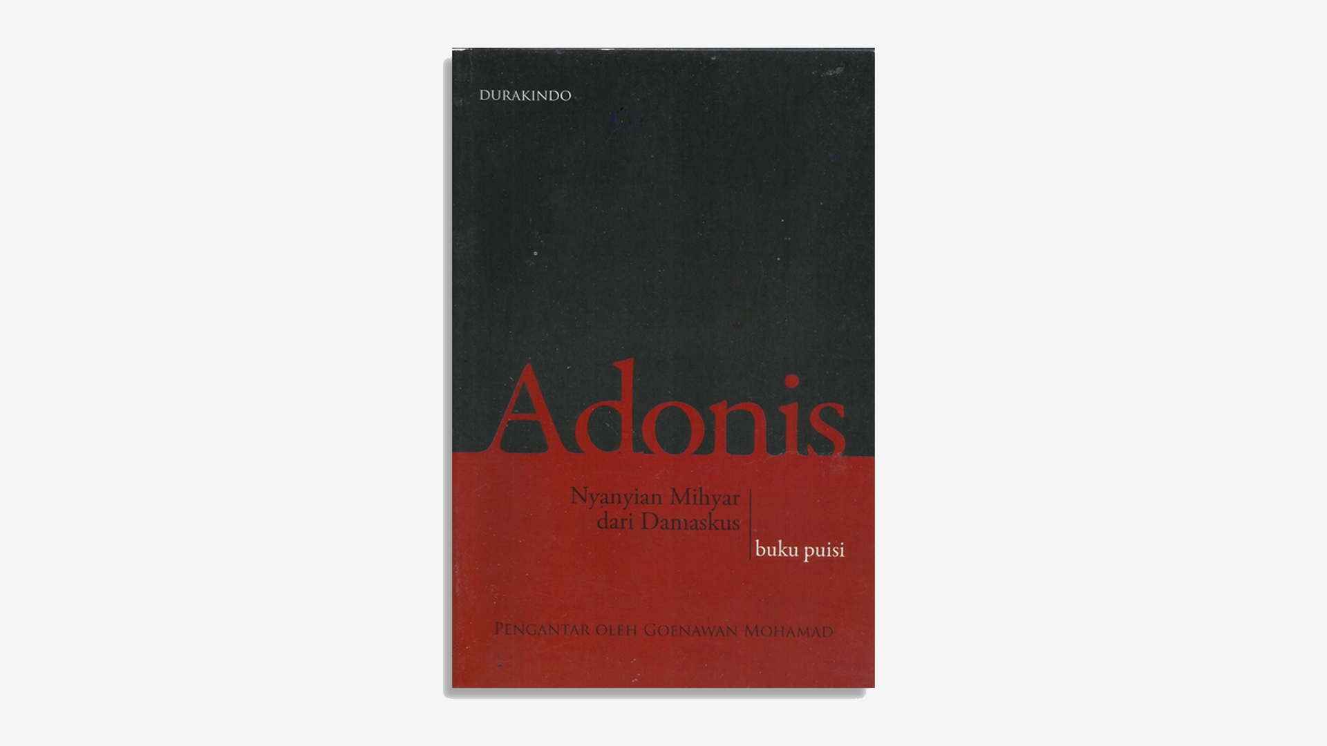 Adonis – Nyanyian Mihyar Dari Damaskus